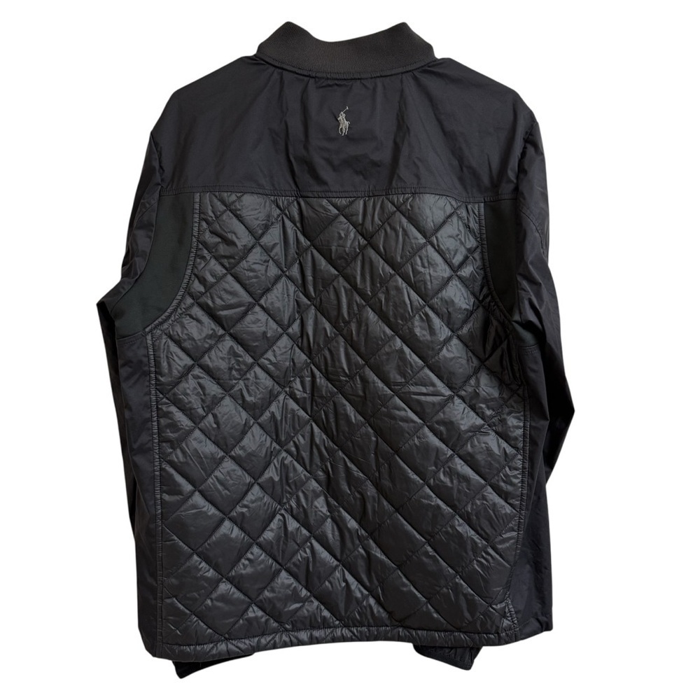 Polo Golf Ralph Lauren Mens Size M Black Waterproof Quilted Puffer Jacket Pony - Picture 4 of 15